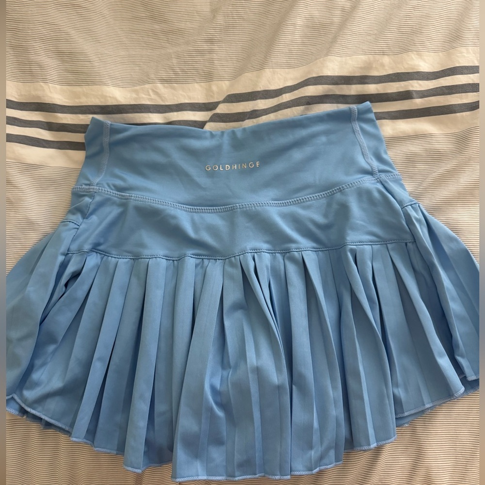 gold hinge skirt